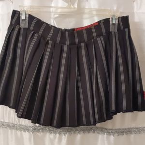 Tripp NYC Black and White Striped Skirt Small